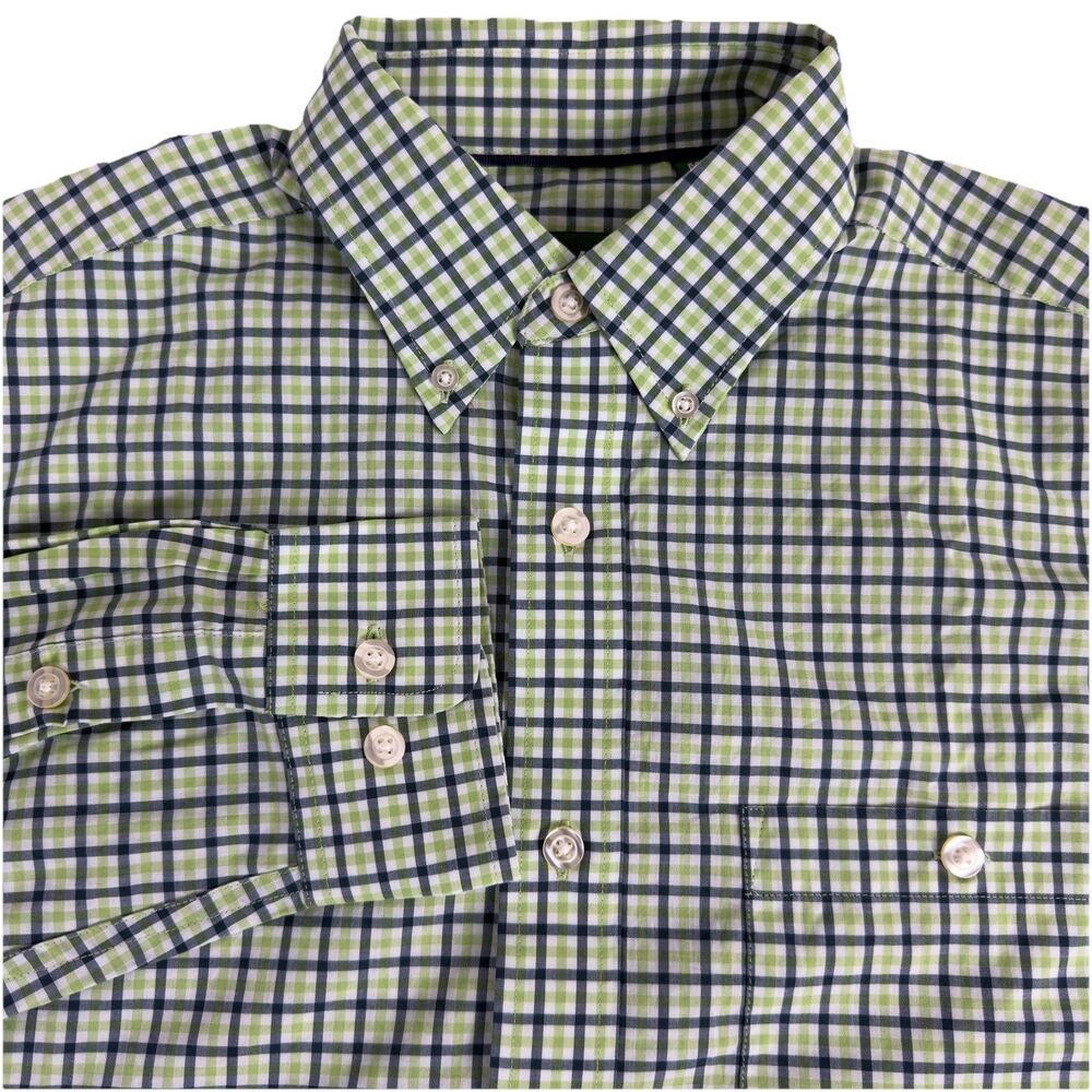 Orvis Perfect Temp Men’s M Long Sleeve Button Down Shirt Cotton Polyester Blend